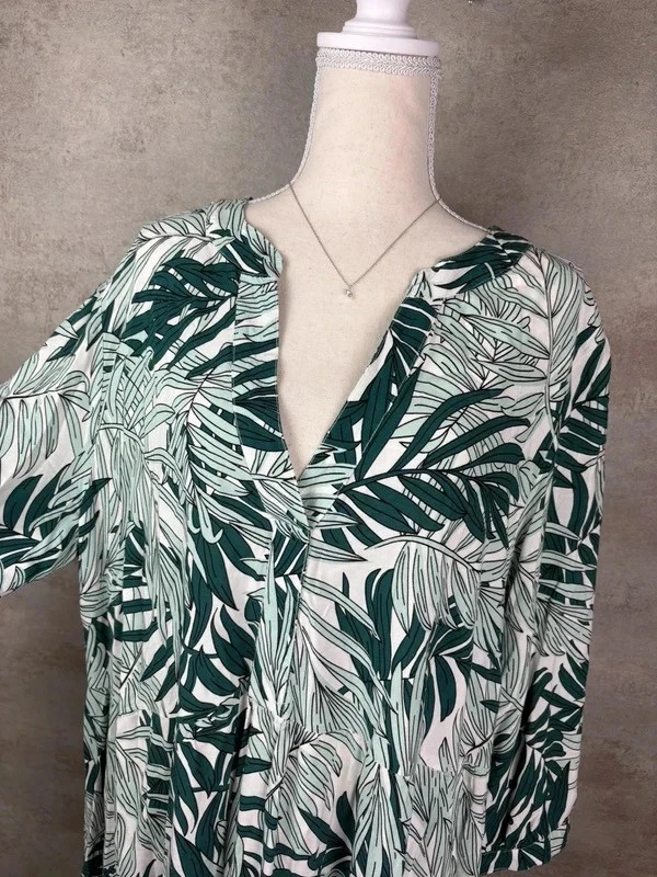 🌸 BodyFlirt leaf pattern dress Size 48 🌸 – photo 2